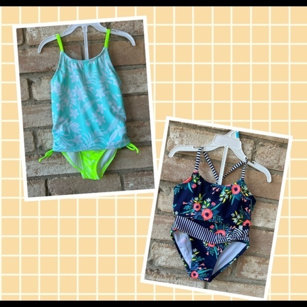 Bundle of two girl bathing suits